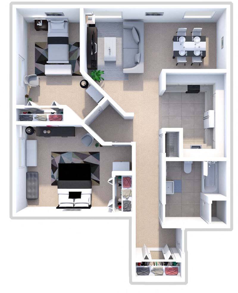 The Washington floor plan